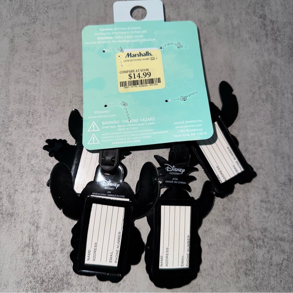 Stitch Suitcase Tags Set of 4 - Picture 2 of 2